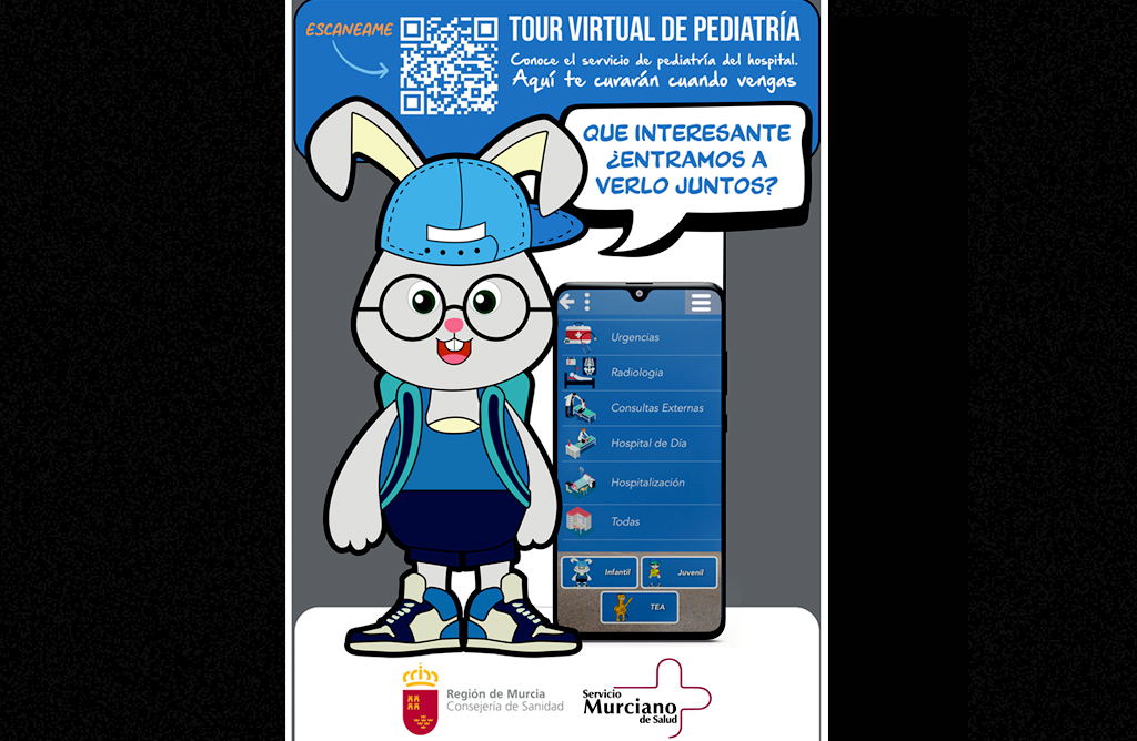 El Rafael Méndez estrena la visita virtual para mejorar la estancia de los pacientes pediátricos y con autismo